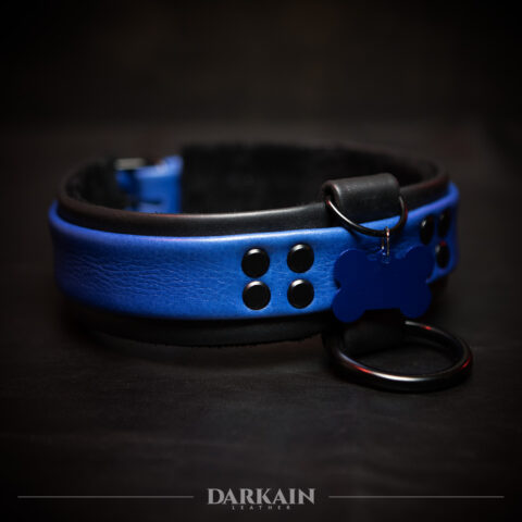 Classic Pup Collar (Blue & Black)