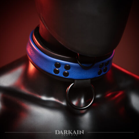 Classic Pup Collar (Blue & Black)